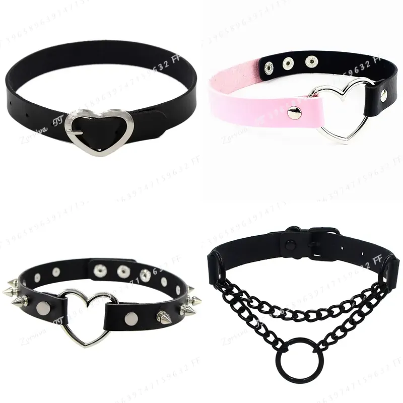Magnetic Clasp Cosplay - Colar Choker Gótico Punk Rock Harajuku