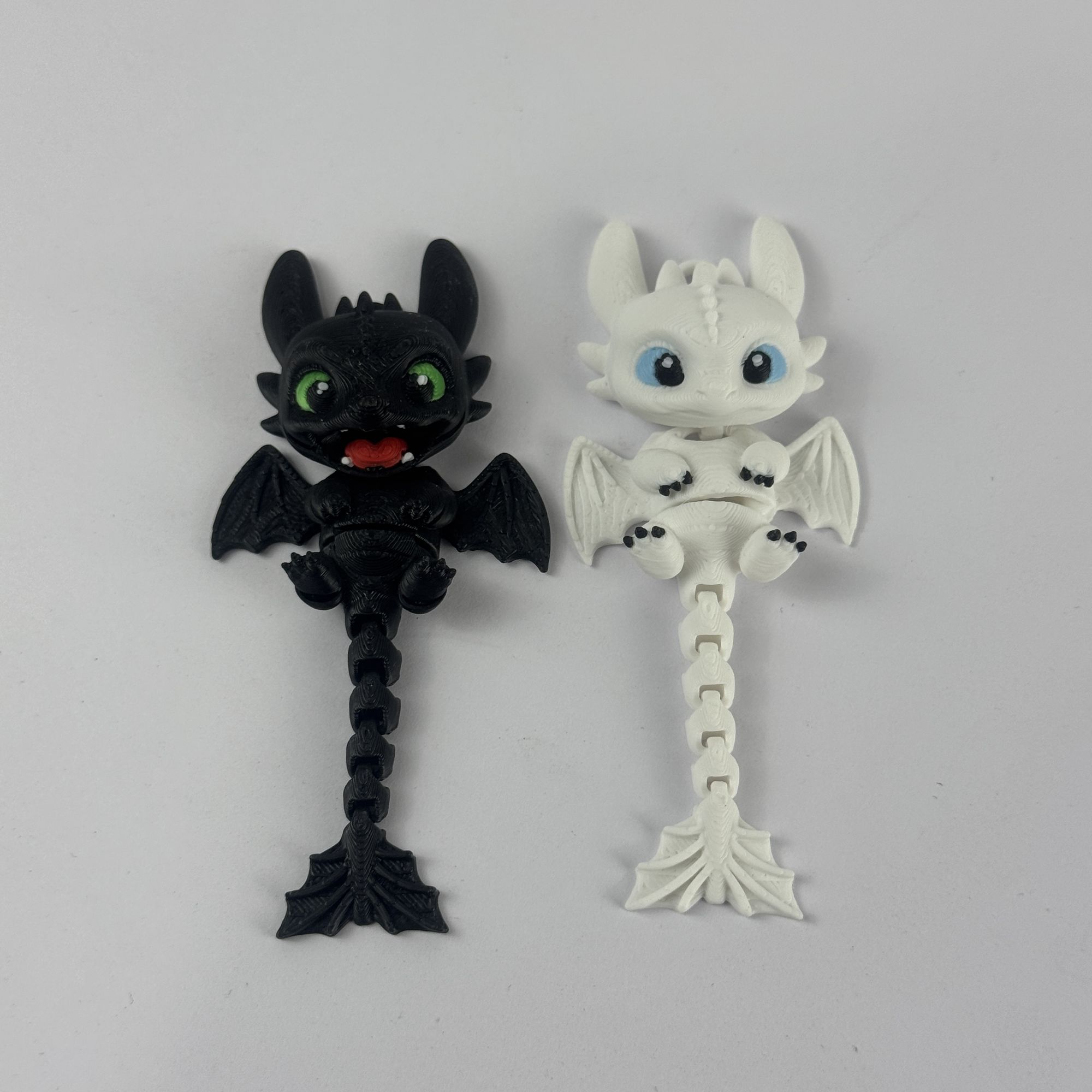 Cosplay Prop 3D Print - Pingente de Dragão Articulado Impresso em