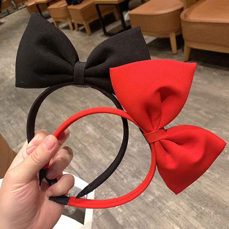 Cosplay Prop Bow - Bonito meninas vermelho grande arco bandana