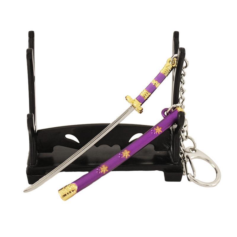 Cosplay Prop Katana - 12cm enma katana chaveiro um roronoa