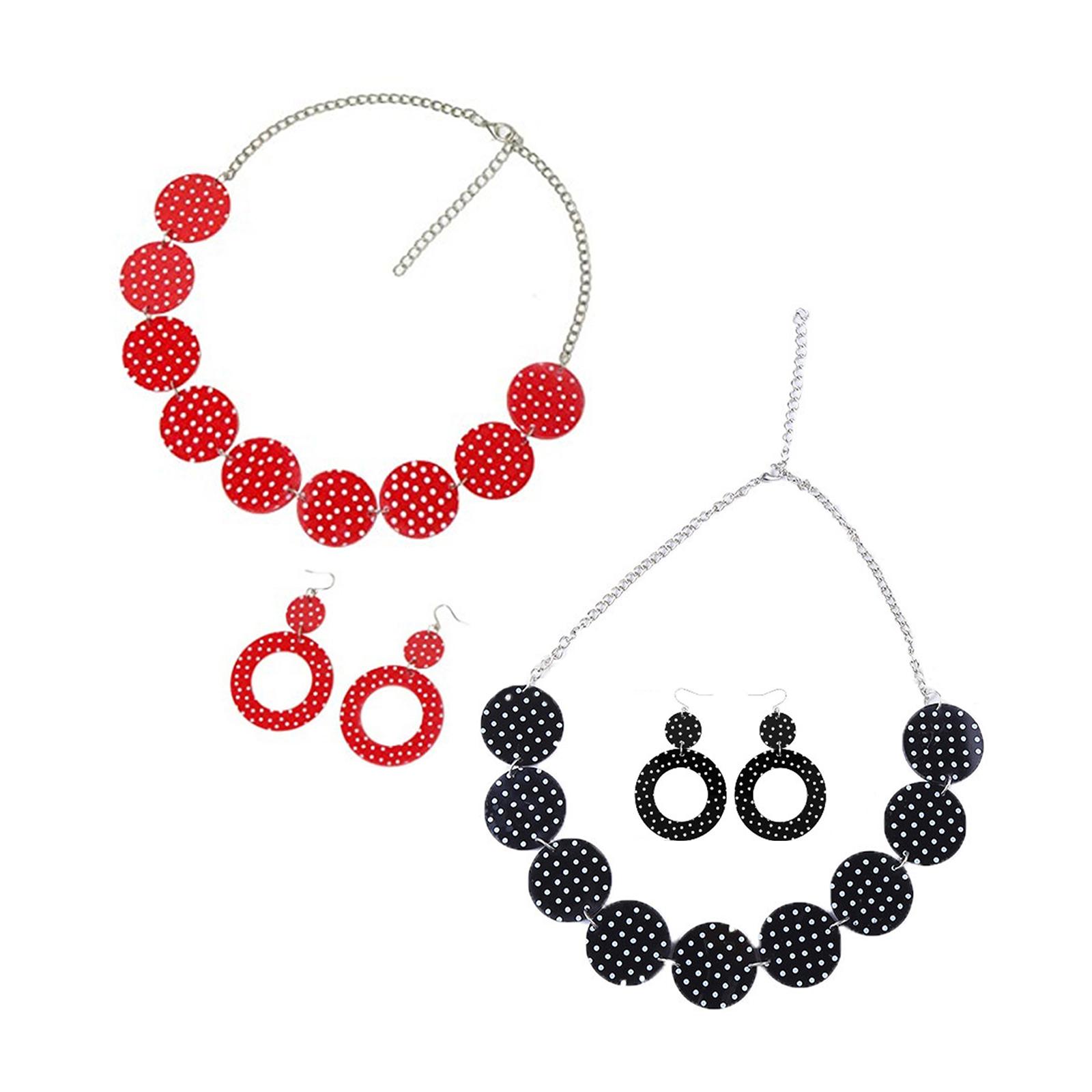 Magnetic Clasp Cosplay - Conjunto de brincos e colar com