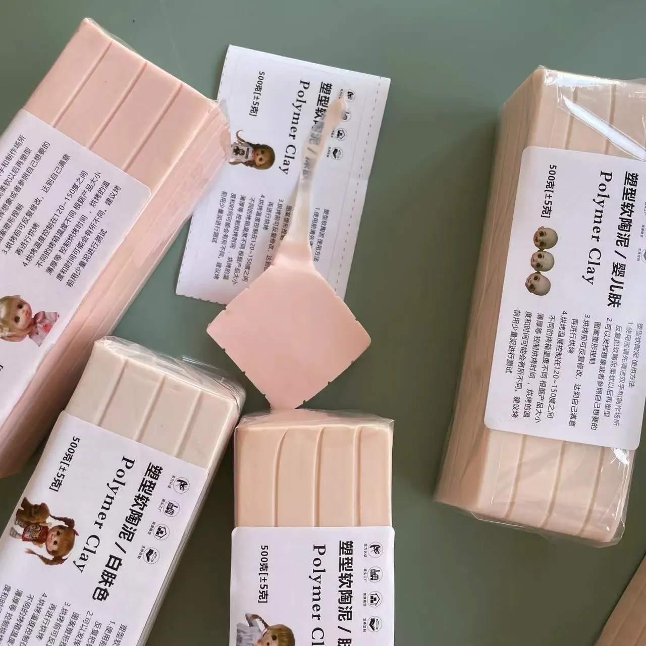 Thermoplastic Pellet - Boneca Profissional Cabeça Argila, Mão Modelo