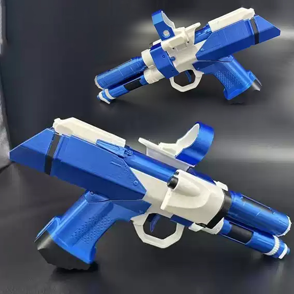 Arma de Hormônio Azul Delta Ac - Cosplay Prop Blueprints avaliação e preço