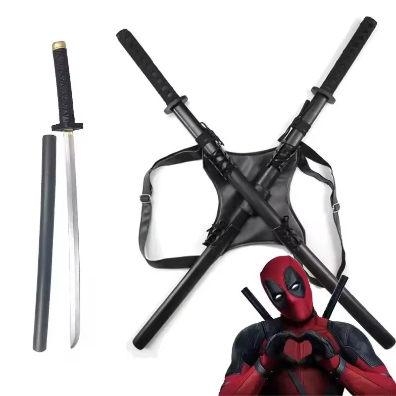2025 novo 61cm deadpool katana - Cosplay Prop Katana avaliação e preço