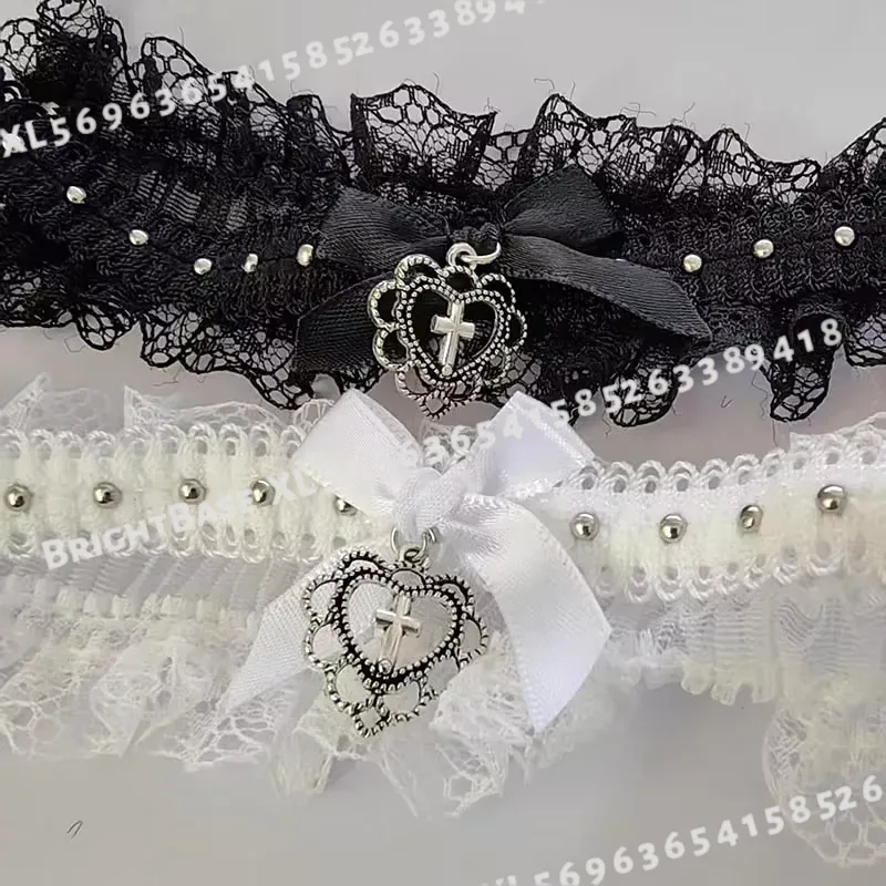 Gargantilha Gótica de Renda Pr - Magnetic Clasp Cosplay avaliação e preço