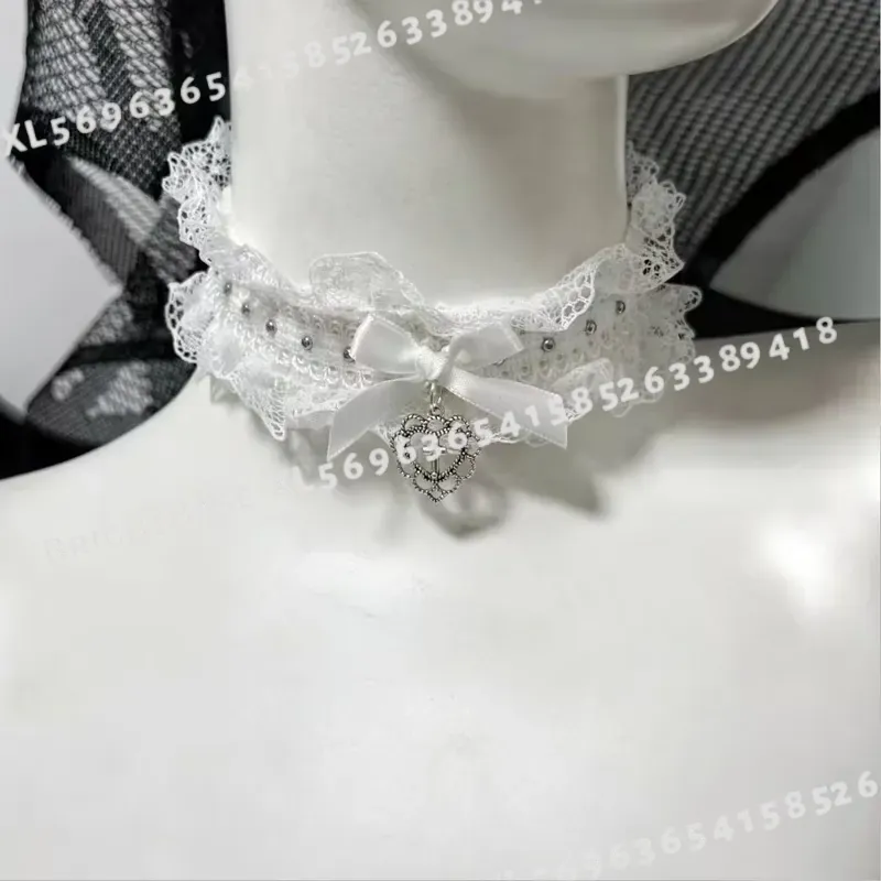 Gargantilha Gótica de Renda Pr - Magnetic Clasp Cosplay avaliação e preço