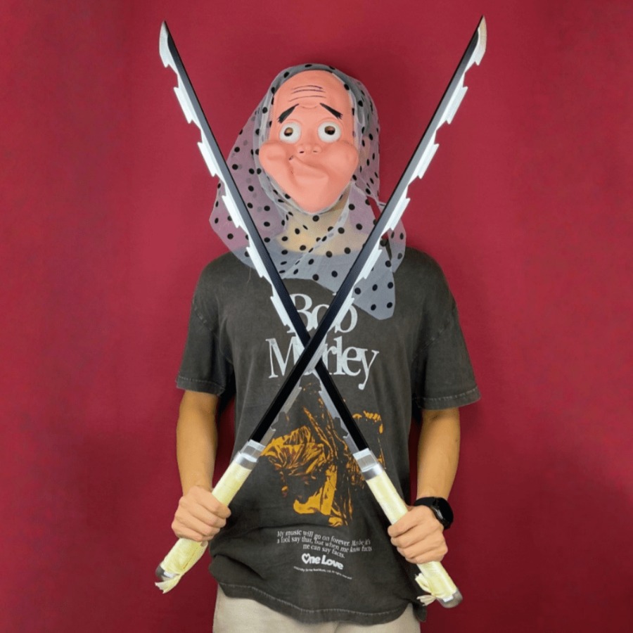 40 polegada demon slayer inosu - Cosplay Prop Katana avaliação e preço