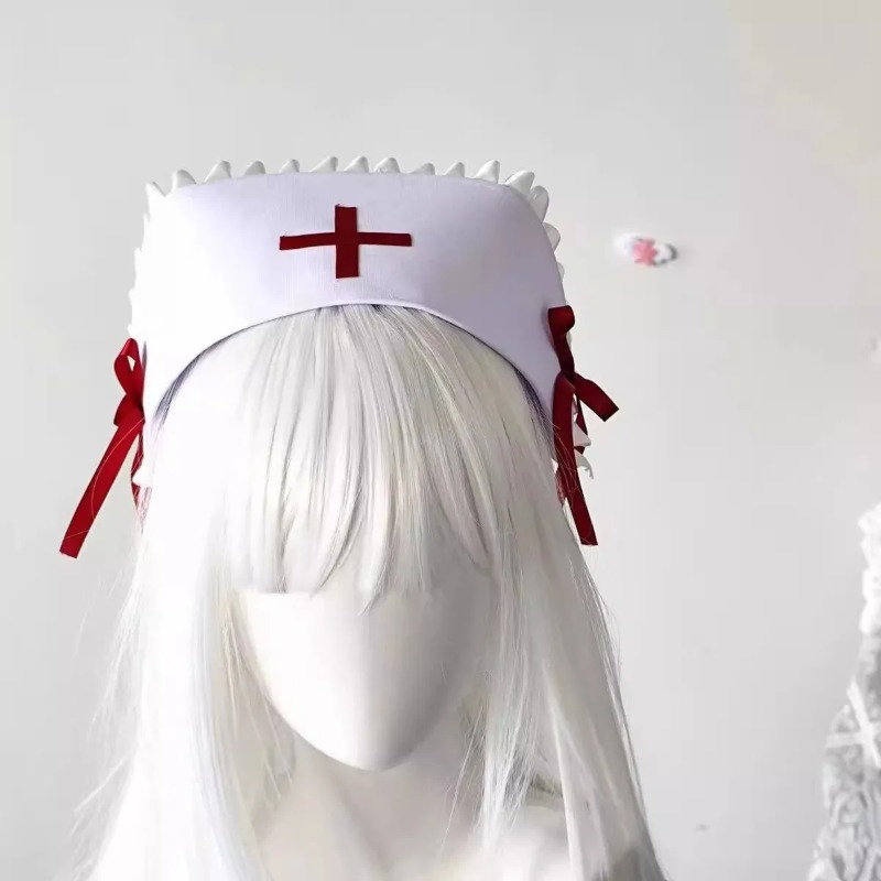 Novo chapéu de enfermeira esti - Cosplay Prop Bow avaliação e preço