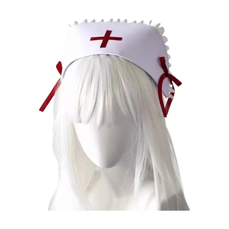 Novo chapéu de enfermeira esti - Cosplay Prop Bow avaliação e preço