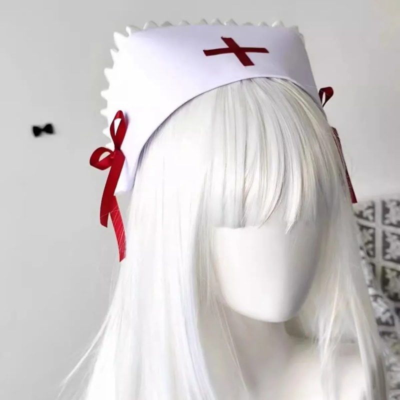 Novo chapéu de enfermeira esti - Cosplay Prop Bow avaliação e preço
