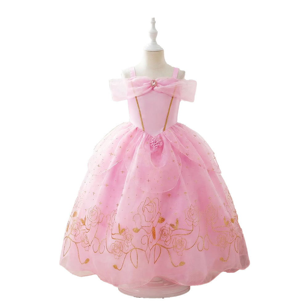 Vestido de Princesa Rosa para  - Cosplay Prop Bow avaliação e preço