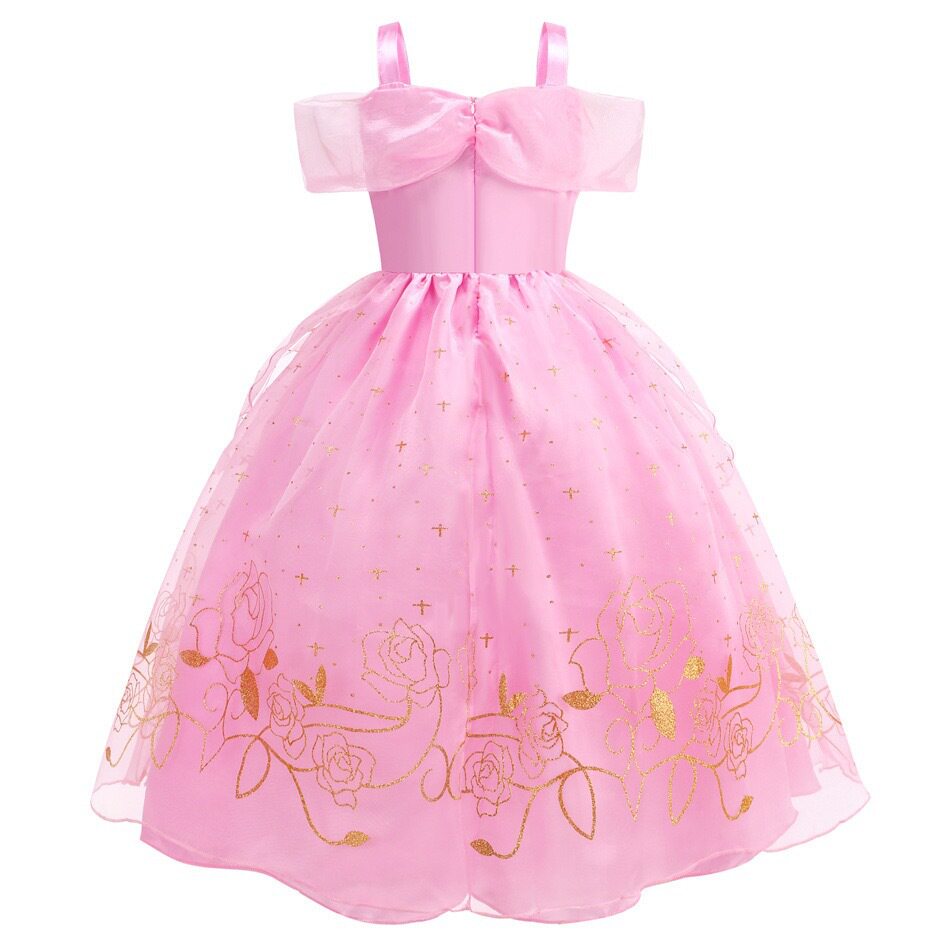 Vestido de Princesa Rosa para  - Cosplay Prop Bow avaliação e preço